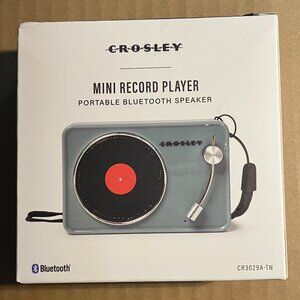 MINI RECORD PLAYER PORTABLE BLUETOOTH SPEAKER